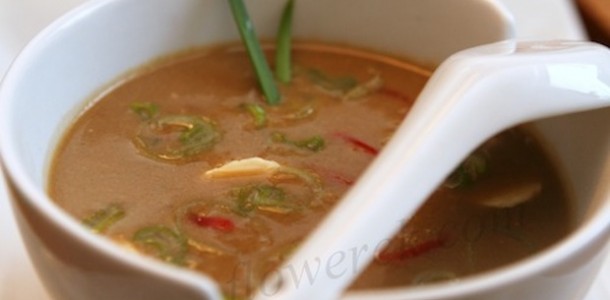 Thai Bananen-Chili Suppe und Thai Woken Blogevent