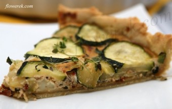 Zucchini-Ziegenkäse-Tarte