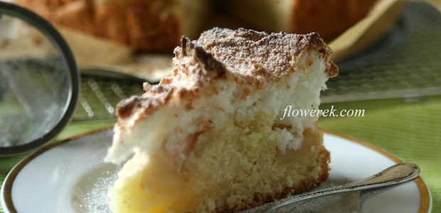 Apfelkuchen mit Kokos-Baiser