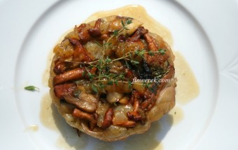 Pfifferling-Tarte-Tatin