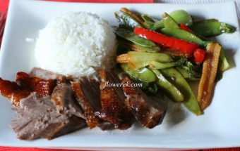 Gelackte Ente mit Wok-Gemüse