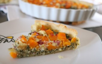 Grünkohl-Kürbis-Tarte