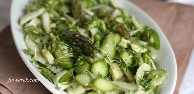 Spargel-Fenchel-Salat