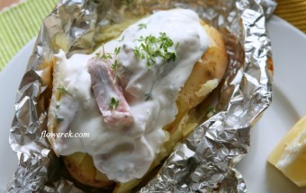 Folienkartoffeln mit Hering