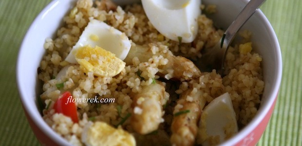 Spargel- Salat mit Bulgur