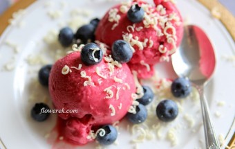 Himbeersorbet
