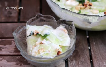 Gurkensalat mit Feta