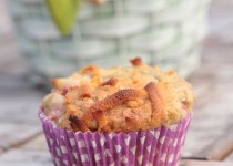 Rhabarber-Marzipan Muffins