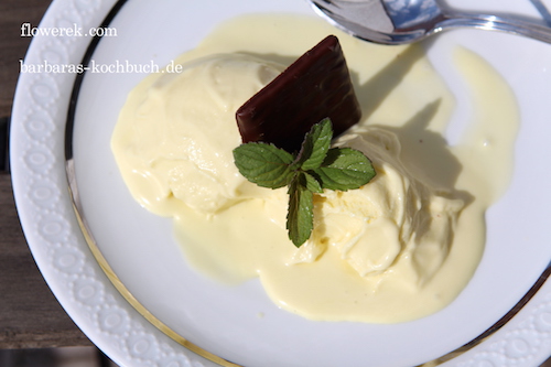 Pfefferminzeis mit „After eight“