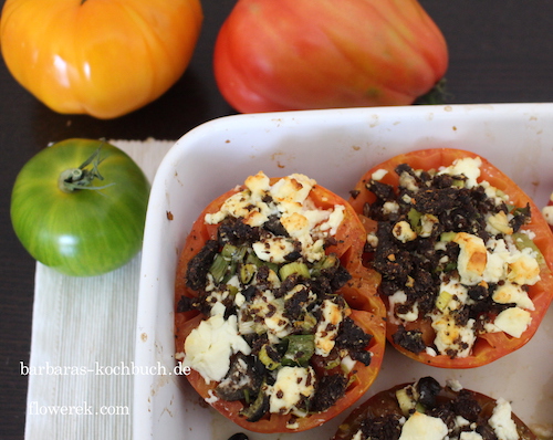 Überbackene Tomaten