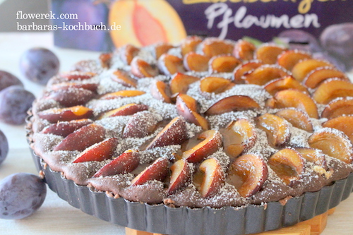 Pflaumen-Schoko-Tarte