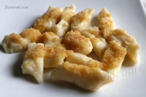 Pierogi leniwe – faule Pierogi mit Quark