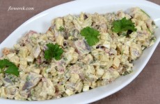 Heringssalat mit Curry