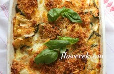 Auflauf mit Süßkartoffeln und Kohlrabi