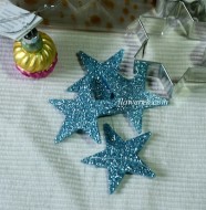 Sterne zum Aufhängen für das Give Away