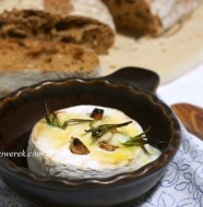 Überbackener Camembert