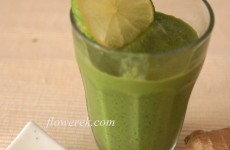 Erfrischendes Matcha-Ingwer-Getränk