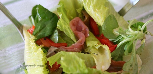 Leichter Salat nach spanischer Art